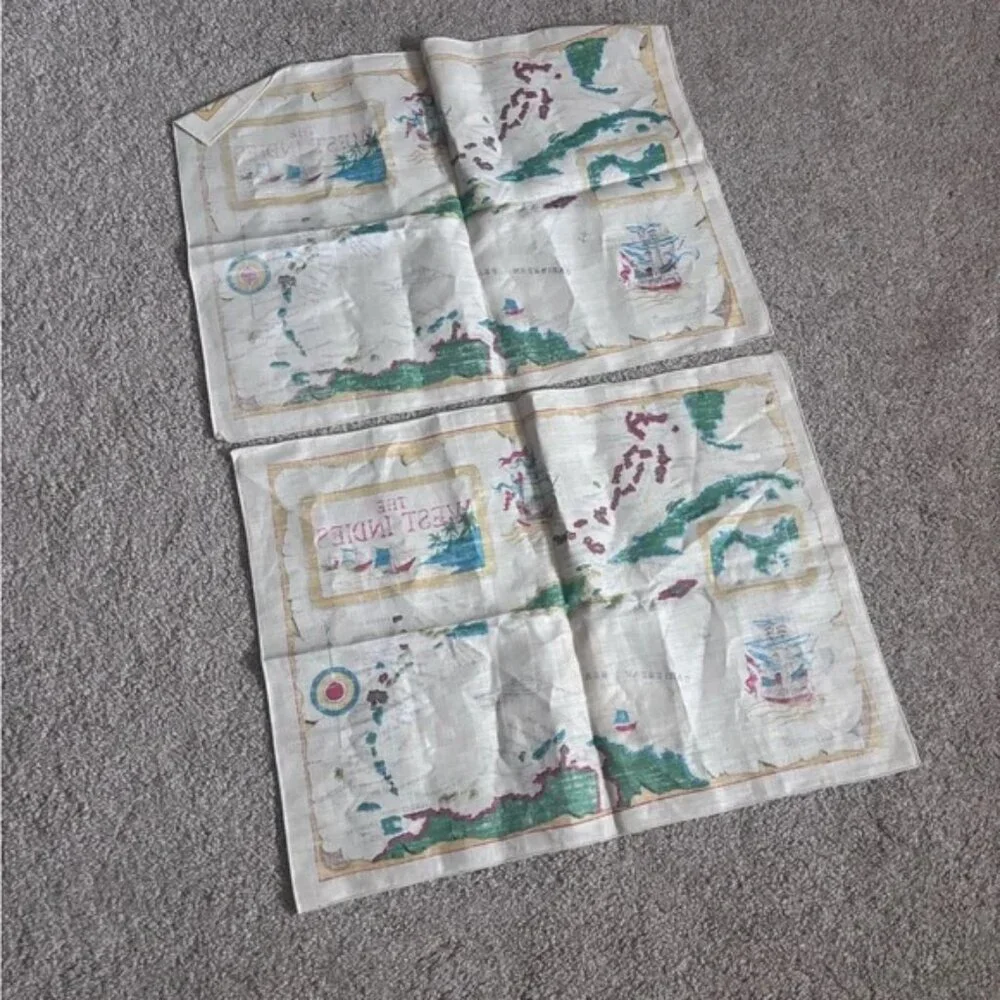 Bundle of Colorful Misc Vintage Linens Tea Towels Decorations